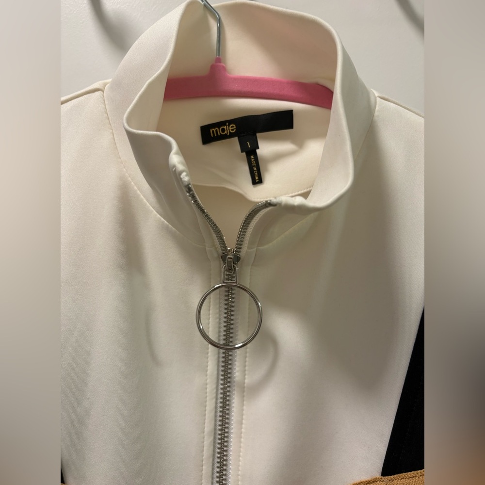 Make Thelo Love Striped Bomber Jacket Size 1 - Picture 7 of 13